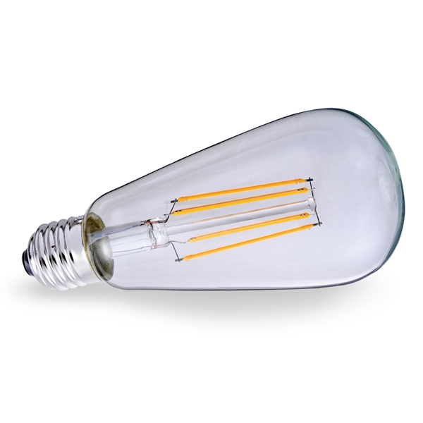 Εικόνα από Λαμπα Led Filament Retro Cl E27 6W 2700K Vk/05107/E/Cl/W VK Led 03045-183664