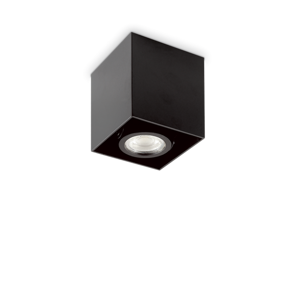 Εικόνα από Φωτιστικό Οροφής MOOD PL1 D09 SQUARE NERO 243948 Ideal Lux