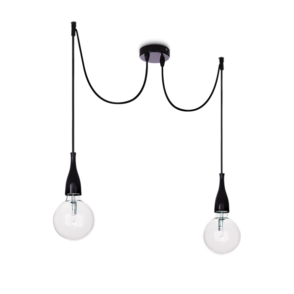 Εικόνα από Φωτιστικό Κρεμαστό MINIMAL SP2 NERO OPACO 112671 Ideal Lux