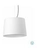 Εικόνα από Conga Black Pendant Lamp O500*350*O450 White Lamps Faro 64314-54