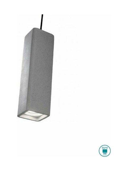 Εικόνα από Φωτιστικό Κρεμαστό OAK SP1 SQUARE CEMENTO 150673 Ideal Lux